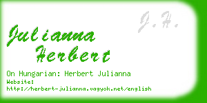 julianna herbert business card